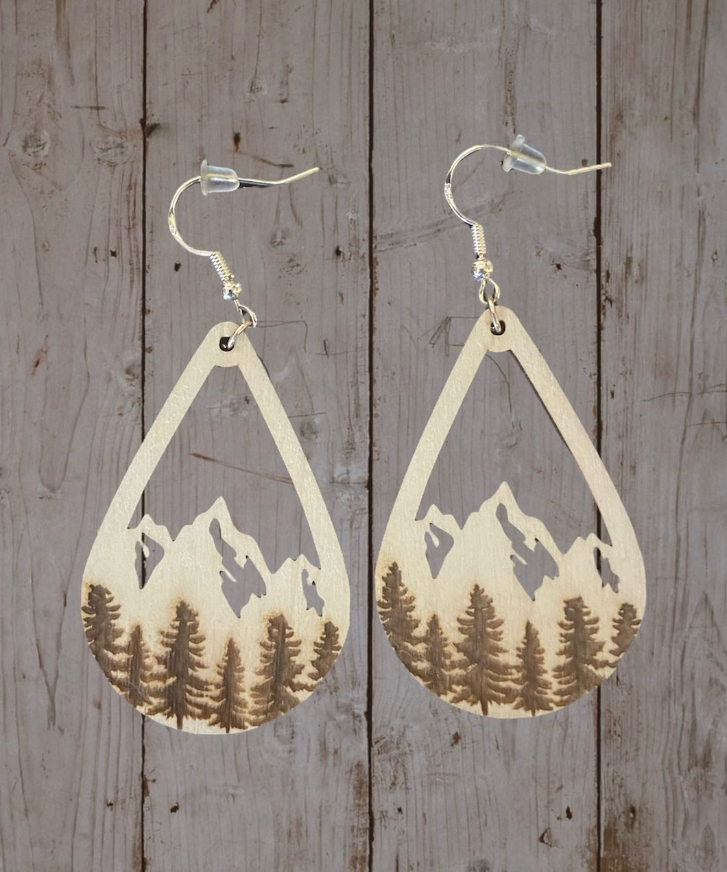 Rustic Mountain Earrings