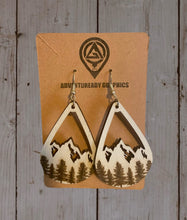 Load image into Gallery viewer, Rustic Mountain Earrings
