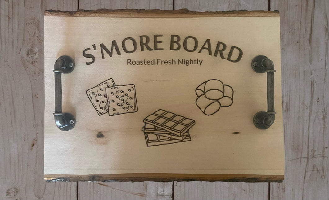 Rustic S'more Board